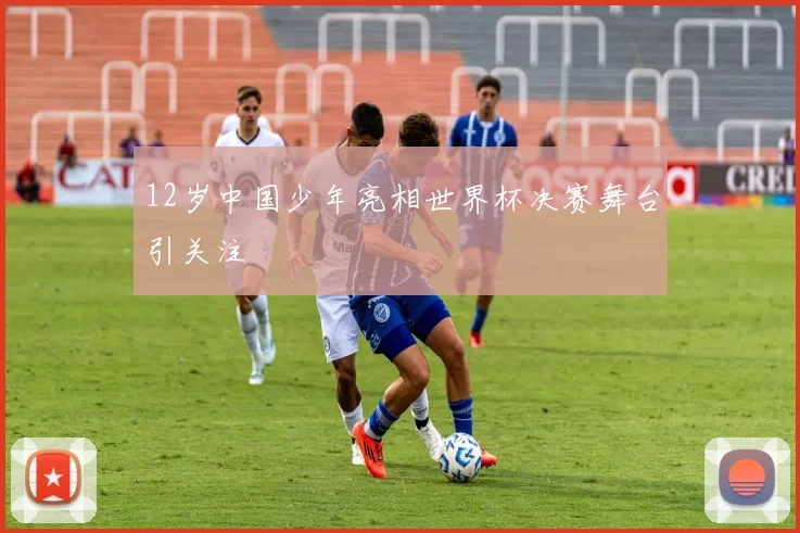 12岁中国少年亮相世界杯决赛舞台引关注